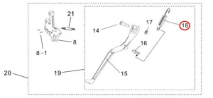 Light Bee Kick Stand Spring